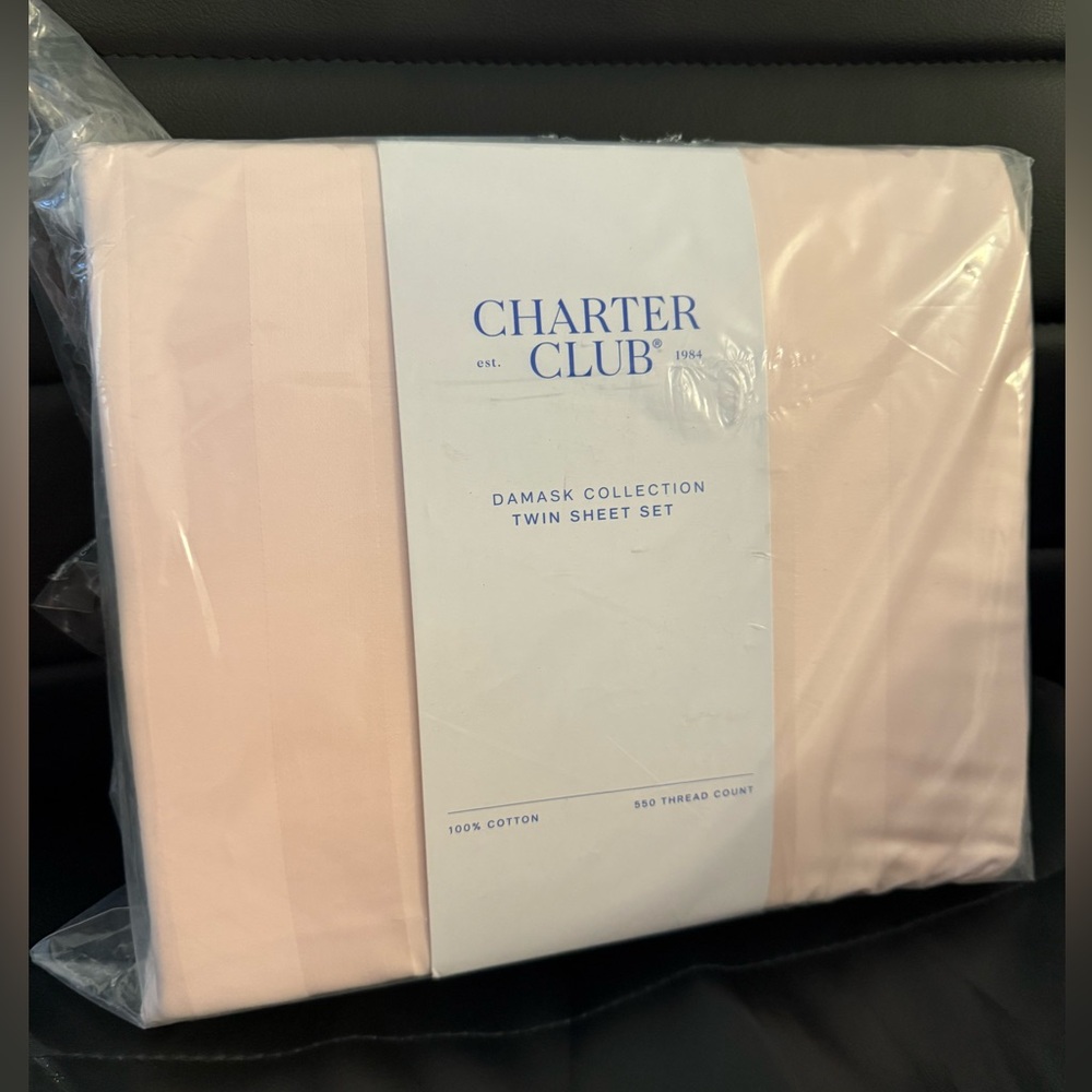 Charter Club Soft Pink Sheet Set